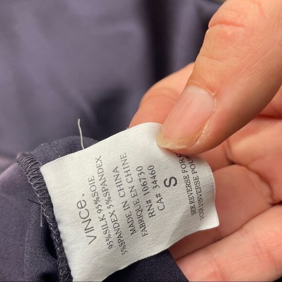 Vince Cascade Silk Stretch Halter Top - Picture 9 of 9